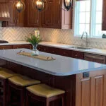 Ambaji white marble Kitchen Countertop