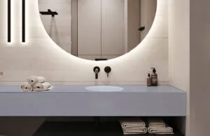 Ambaji white marble bathroom basin