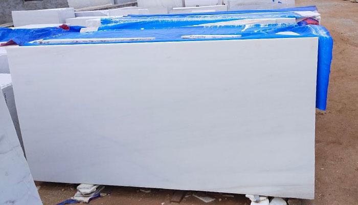 Ambaji white marble slabs