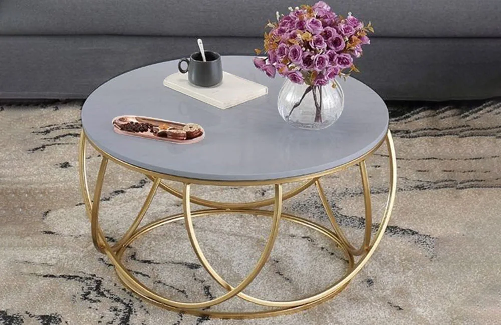 Ambaji white marble table