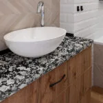 Black magic granite Bathroom countertop