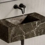 Rainforest Brown Marble basin