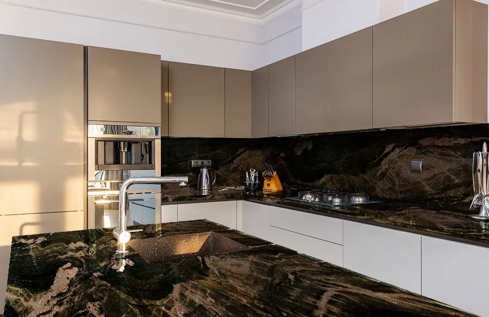 granite kitchen countertop